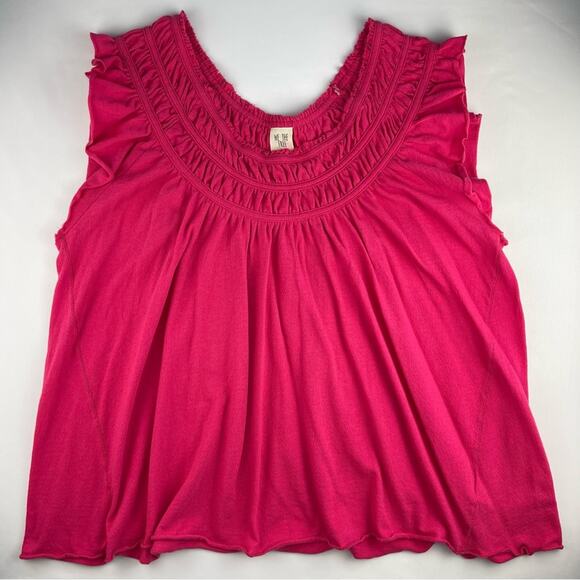 We The Free Tops - We the Free Coconut Smocked Swing Tank